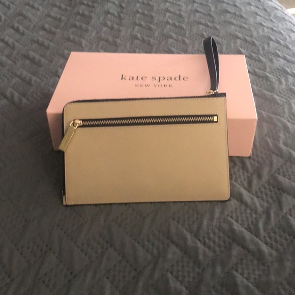 Kate Spade Staci Colorblock Medium L-Zip Wristlet BRAND NEW - Picture 3 of 3